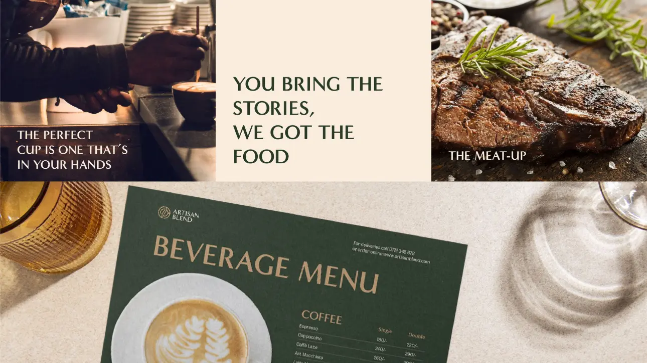 Artisan Blend brand application