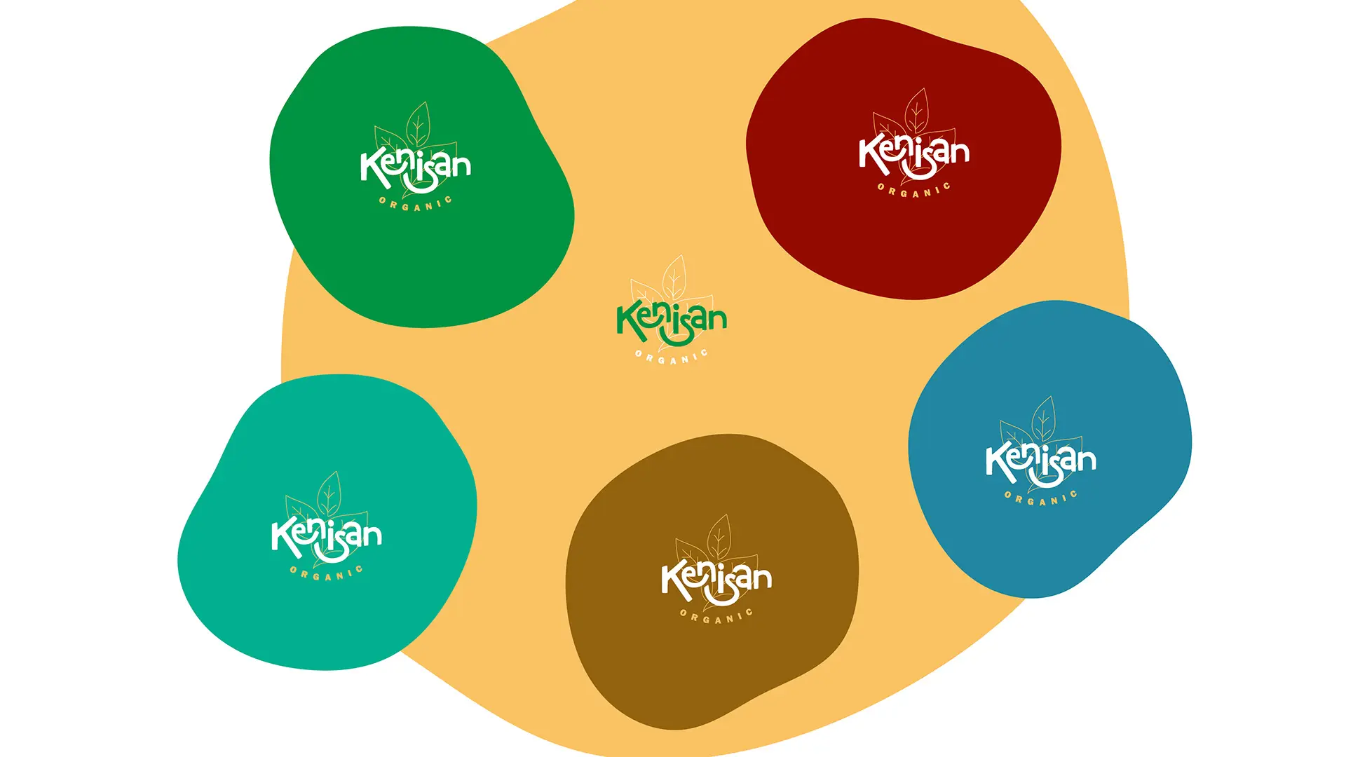 Kenisan Organic brand identity