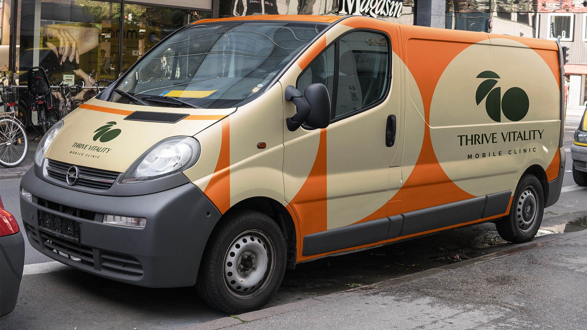 Thrive Vitality branded mobile clinic van